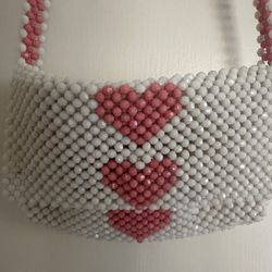 Isaac Mizrahi Beaded Heart Bag