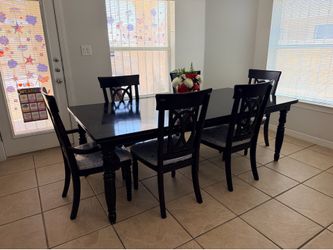 Long dining table