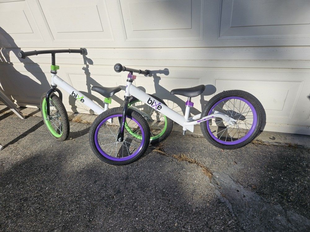 Balance Bikes 16 ' $90 EACH