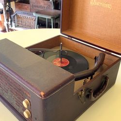 Vintage Portable Record Player