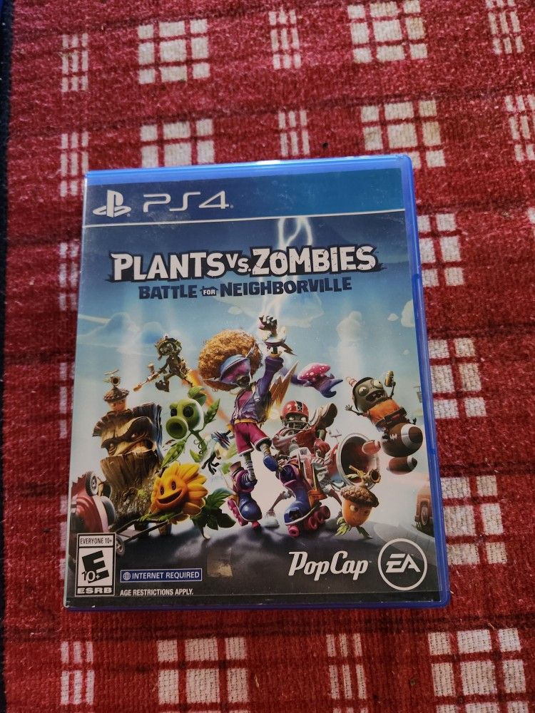 Plants Vs Zombies 1 And 2 Ps4