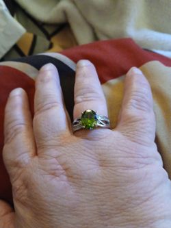 Peridot ring