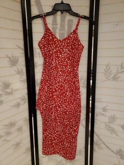 Red Slip DRESS