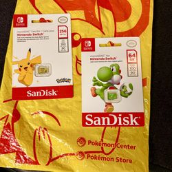 Pokemon Official Micro SD Memory Cards Sandisk