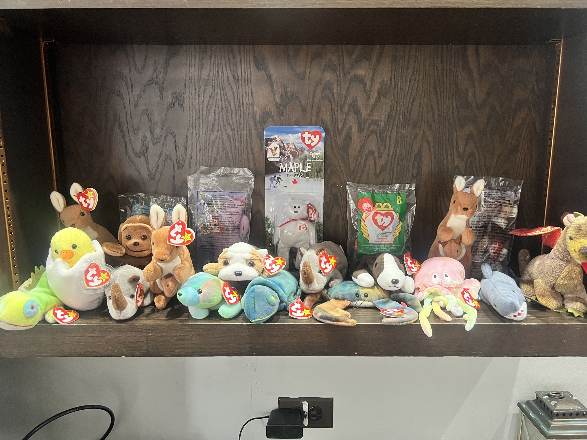 Rare collection of beanie babies