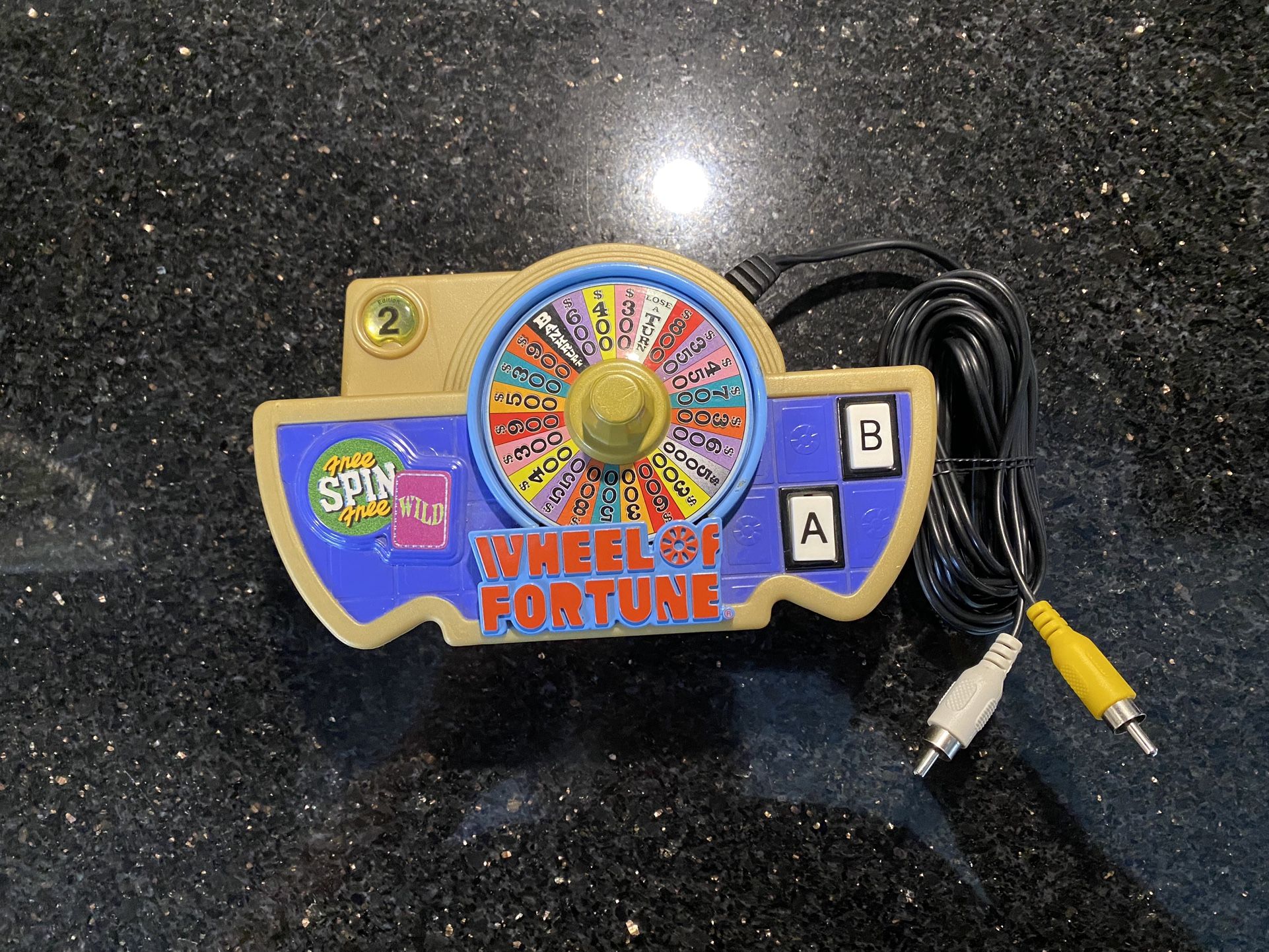 Wheel of Fortune TV Plug N Play Game Jakks Pacific Second Edition