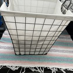 Laundary basket + carpet + shower filter: $35