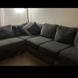 Grey Sectional Couch 