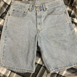 Levi's Light Wash Denim Shorts