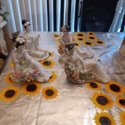 Chinese Porseline Vintage Statues