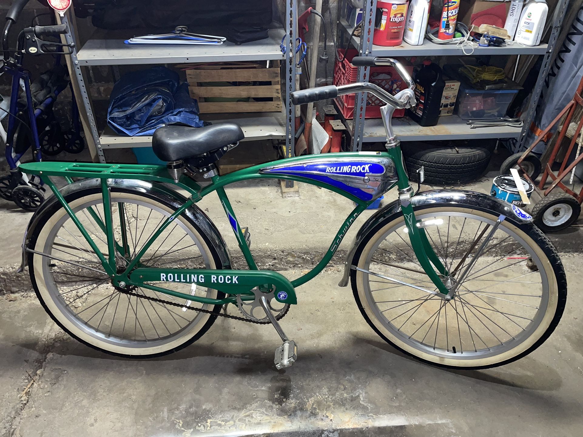 1996 Schwinn Promotional Rolling Rock cruiser