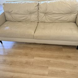 Real Italian Leather Couch 