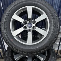 SET OF FOUR 20” FORD SPORT WHEELS AND TIRES