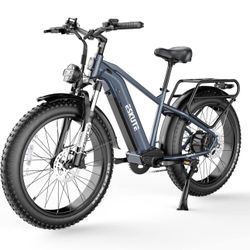 ESKUTE Spark X 26" Fat Tires Electric Bike, 750W(1500W Peak) Powerful Motor, Up to 70 Miles Range, Max Speed 28Mph, Hydraulic Disc Brakes, 26 x 4.0 Fa