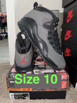 Air Jordan 10 OG Shadow 2025 Size 10 Travis Fragment Nigel