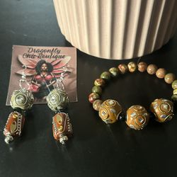 Bracelet And Earrings 