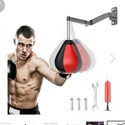 Boxing Speed Bag Punching Bag with Wall-Mount

