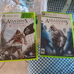 Xbox 360 Assassins Creed Lot Of 2