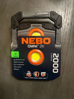 Nebo Omni 2K Multi-Directional Work Light 2000 Lumen (NEB-ARE-0014) BRAND NEW