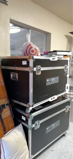 Heavy Duty ATA Road Cases / Flight Cases With Wheels