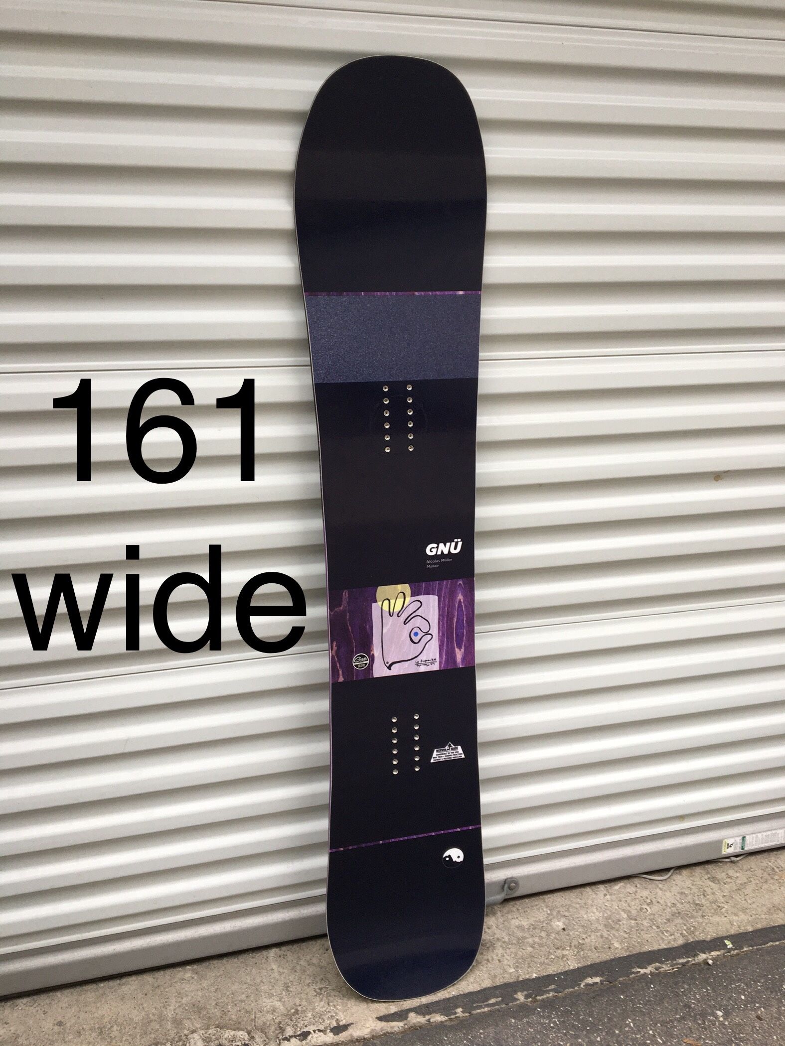 Gnu Mullair C3 snowboard 161 wide