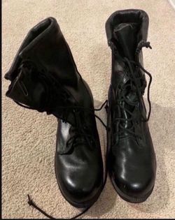 Vintage Army Military Working Leather Size 5 1/2 Combat 🥾 Boots