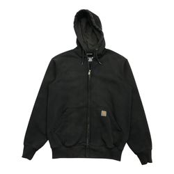 Carhartt Rain Defender Hoodie Small S Mens Black Loose Fit Jacket Sweatshirt Y2K