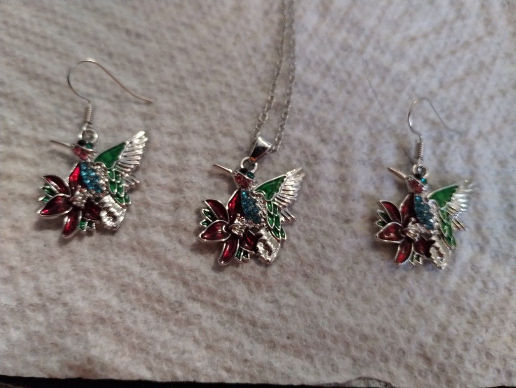 Butterfly Necklace Butterfly Earrings