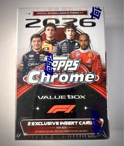 2026 Topps Chrome Formula 1 Value Box