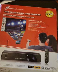 Mediasonic HomeWorx HW-150PVR ATSC Digital Converter Box w/ TV Recording