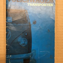 1963 FACTORY ORIGINAL VOLKSWAGEN TRANSPORTER OWNERS MANUAL VW - GOOD CONDITION