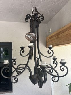Iron chandelier 