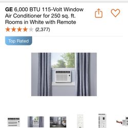 6000BTU Room Air Conditioners 