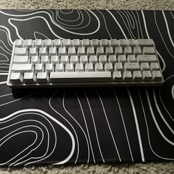 Wire/Wireless Keyboard | TMKB M1 mouse | Black White mouse Pad 