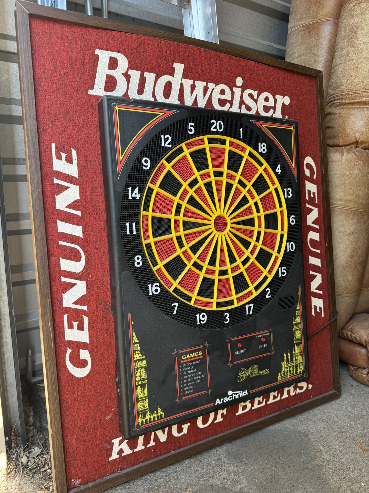 Old School Budweiser Dartboard