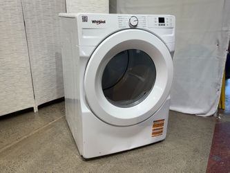NEW! WHIRLPOOL White Front-Load Electric Dryer w/ Quick Dry Model # WED4720RW0