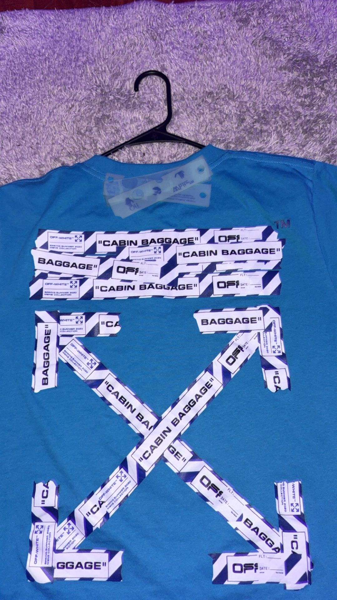 OFF WHITE AIRPORT TAPE