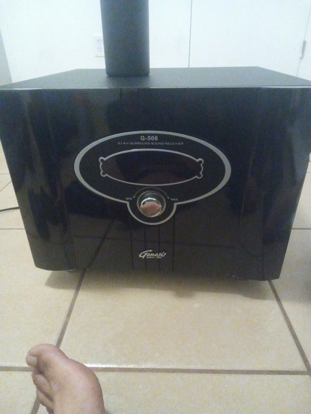 Genesis Media Labs G-506 Digital Series 5.1 Surround Sound subwoofer or receiver.