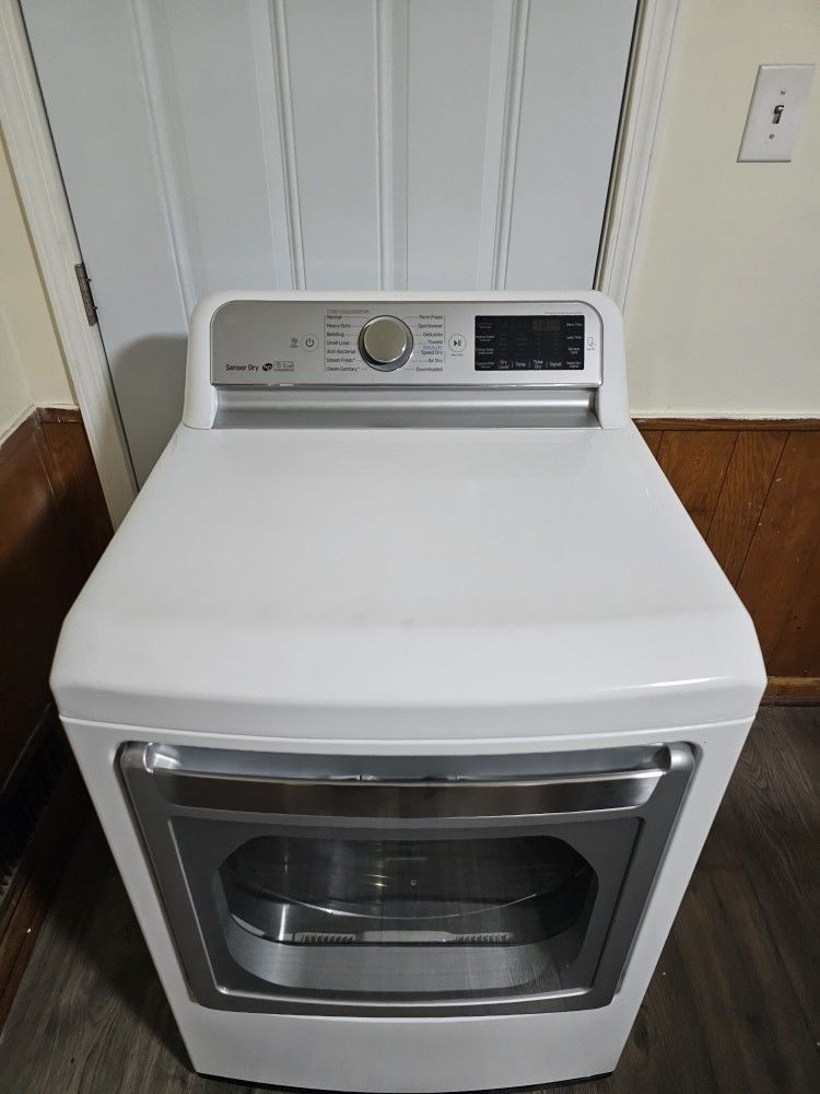 SET WASHER AND DRYER LG XL CAPACITY 5.2 CU GOOD CONDITION BOTH ELECTRIC LARGE CAPACITY HEAVY DUTY DELIVERY AVAILABLE