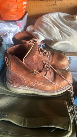 Work Zone Brown Leather Work Boots