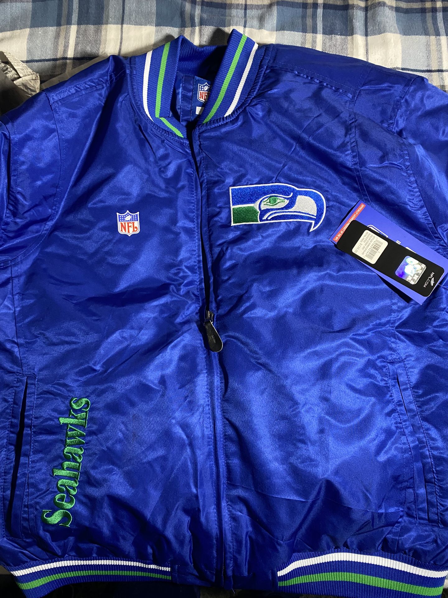 M Seattle Seahawks jacket puffer
