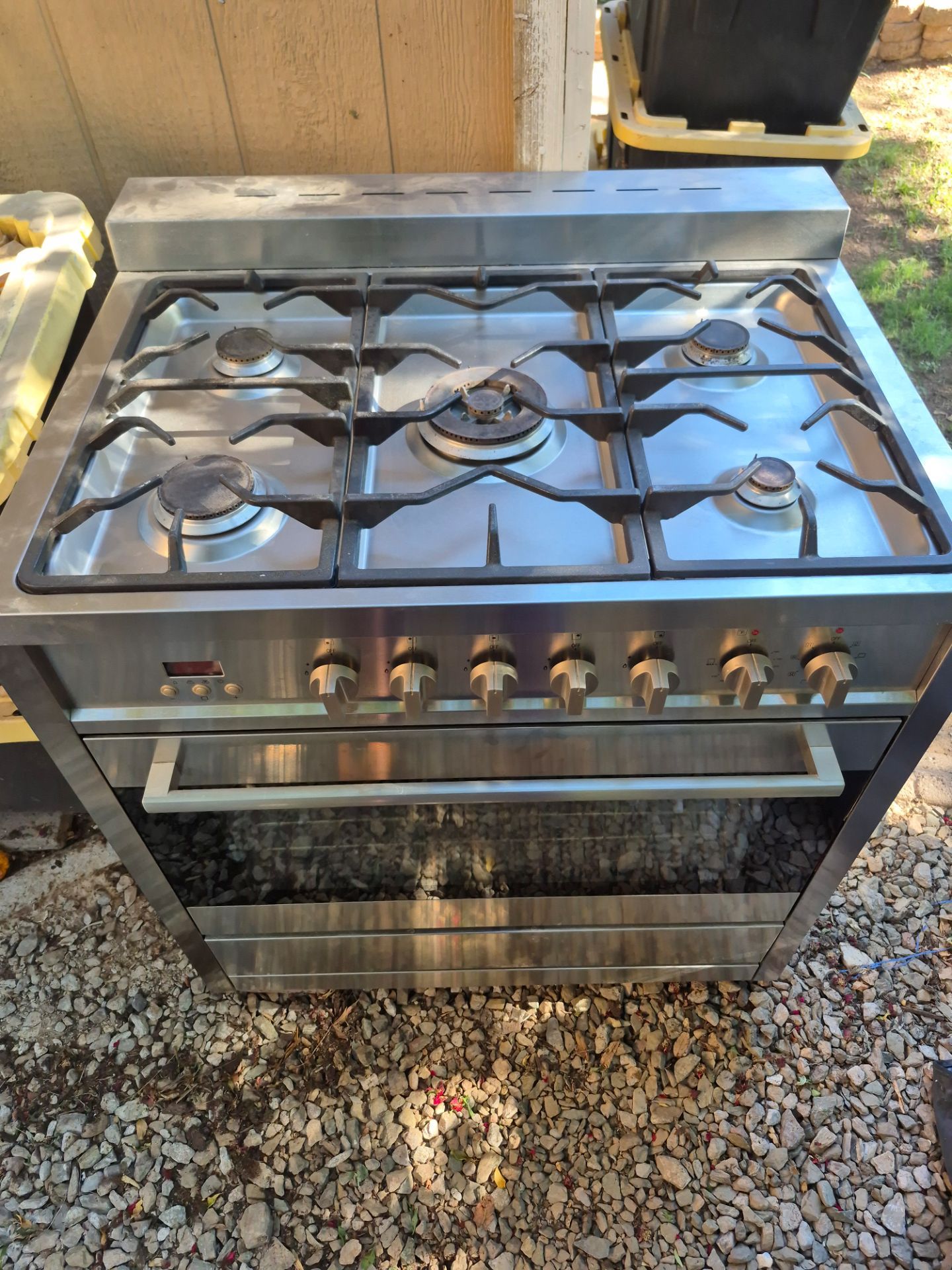 36 in. Stellar Collection 4.4 cu. ft. Dual Fuel Range, 5-Sealed Burners, 8-Function Convection Oven in Stainless Steel