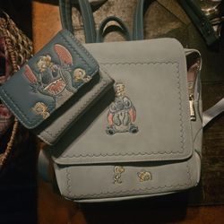 Stitch Loungefly Bag And Wallet
