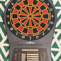 Electronic Dartboard, Arachnid Cricket Pro 800 + Huge Dart Set – Excellent Condition