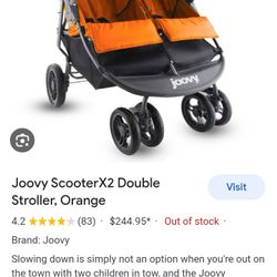 Double Stroller Flexable Price!