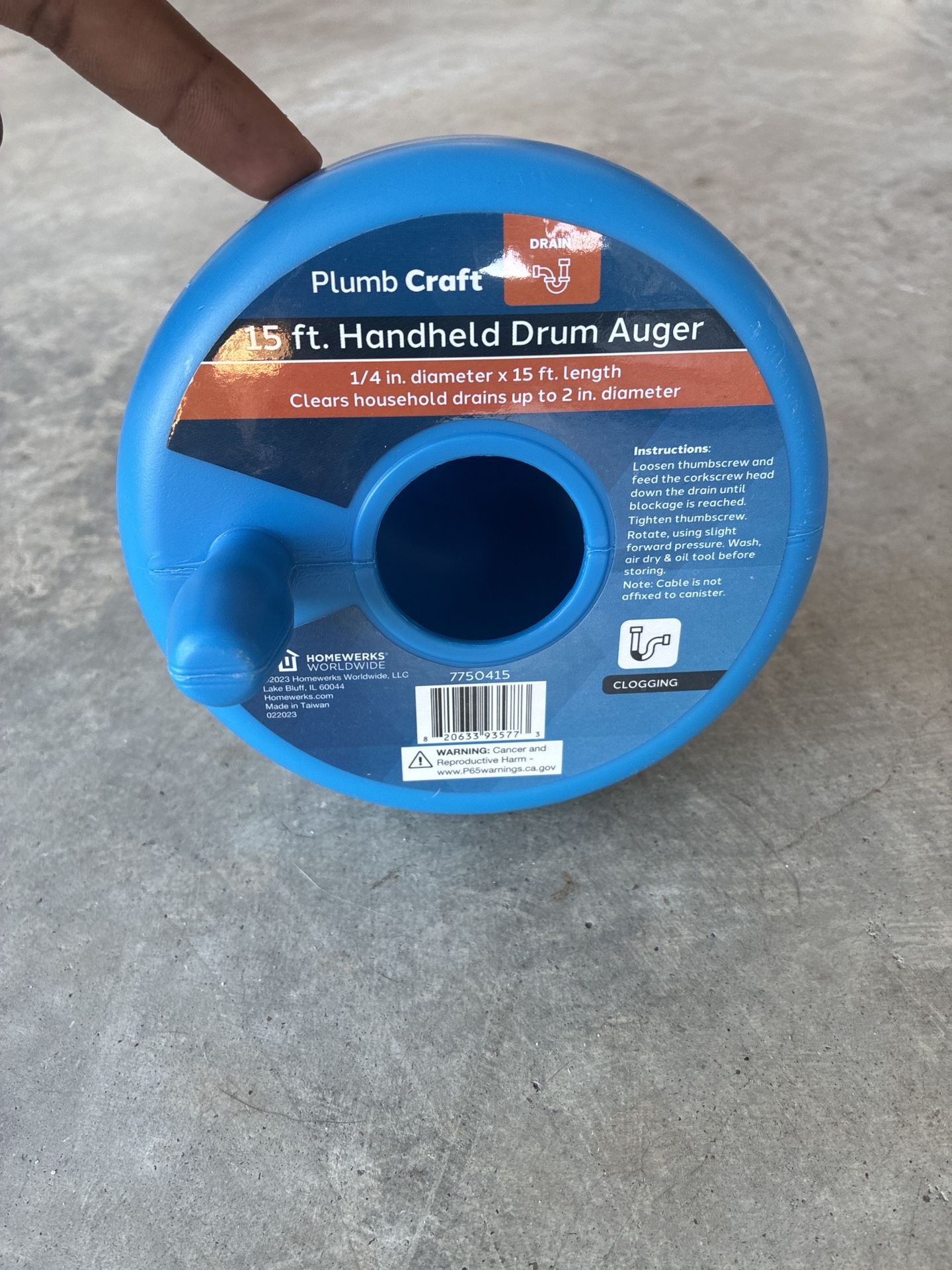 Handheld Drain Auger