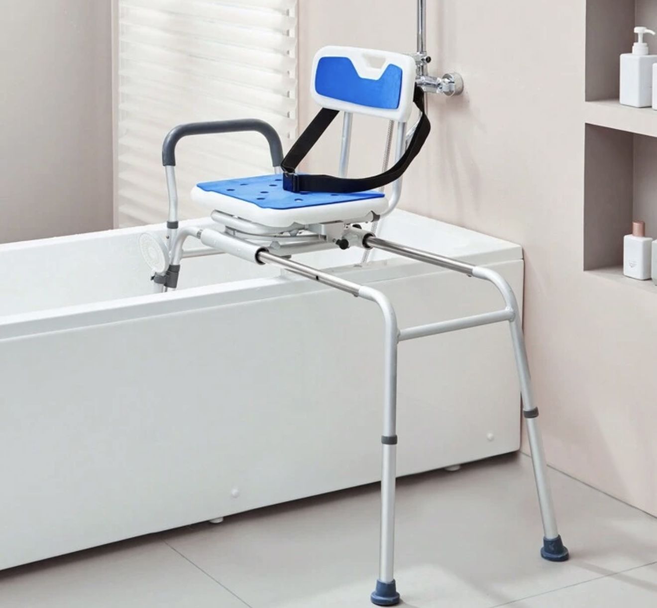 Adjustable Bath Tub Transfer Shower Bench for Inside Tub