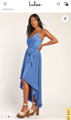 Lulus blue dress Size S