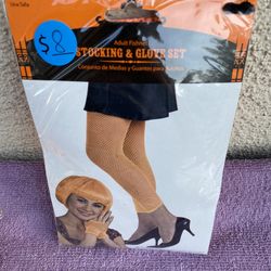 Halloween Stocking And Glove Set