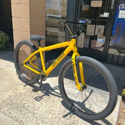 Se Bikes Big Flyer 29"BMX Bike Yellow